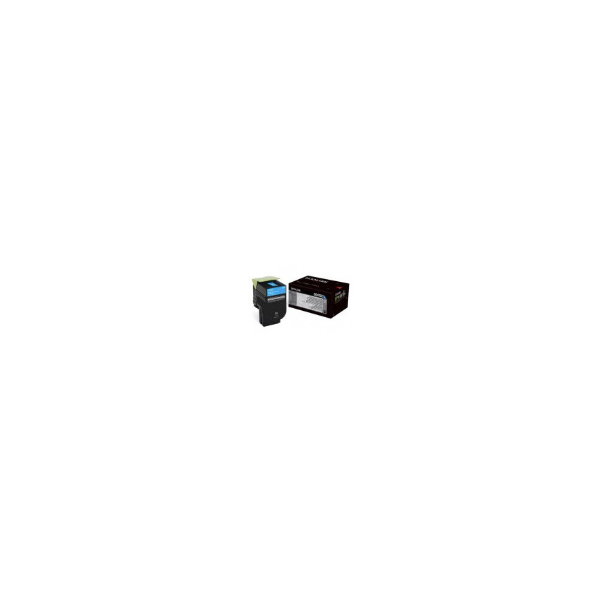 Lexmark toner 80C0S20 (cyan) 800S2 zwrotny