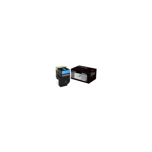 Lexmark toner 80C0S20 (cyan) 800S2 zwrotny