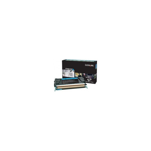 Lexmark toner X746A1CG (cyan) zwrotny