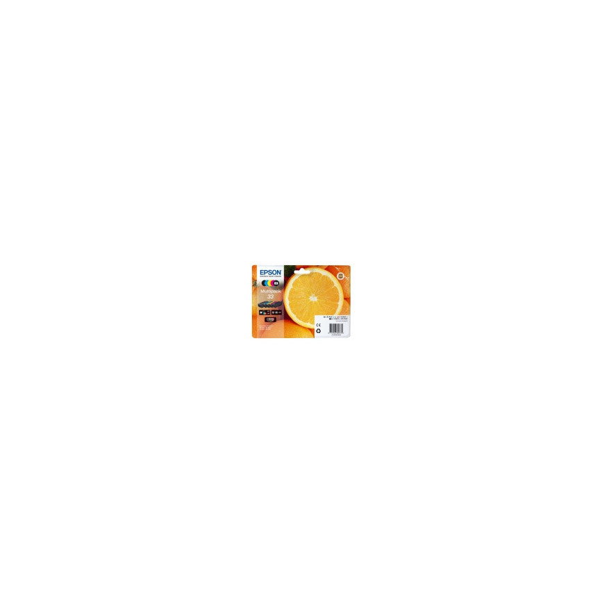 Epson tusz C13T33374011 (cyan, magenta, yellow, black, photo black) Multipack Pomarańcze 33