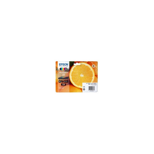 Epson tusz C13T33374011 (cyan, magenta, yellow, black, photo black) Multipack Pomarańcze 33