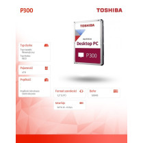 Toshiba Dysk twardy HDD P300 4TB 3.5cala S3 5400rpm 128MB bulk
