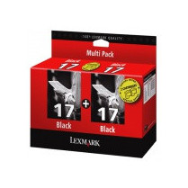 Lexmark kartridż 80D2124 (2x black) nr 17