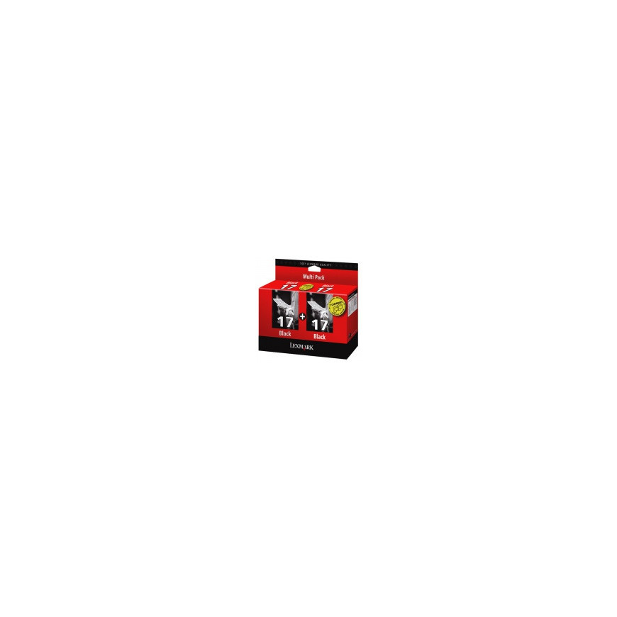 Lexmark kartridż 80D2124 (2x black) nr 17