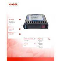 Hewlett Packard Enterprise Dysk MSA 800GB 12G SAS MU 2.5in SSD N9X96A