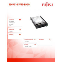 Fujitsu Dysk SSD SATA 6G 960GB 2,5 S26361-F5733-L960