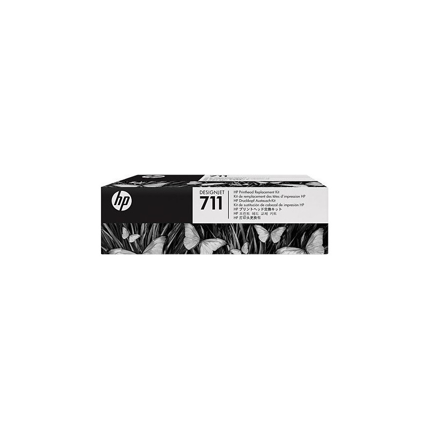 HP zestaw głowic drukujących 3ED58A (cyan, magenta, yellow, black) 713