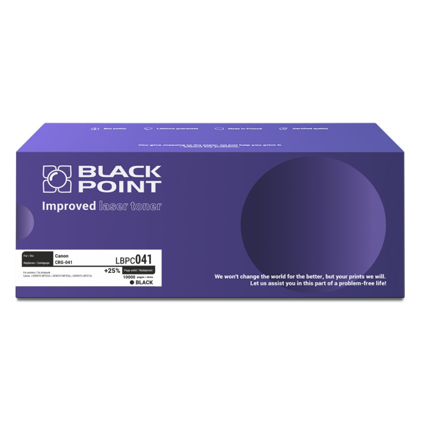 BlackPoint toner zamiennik CRG-041 black