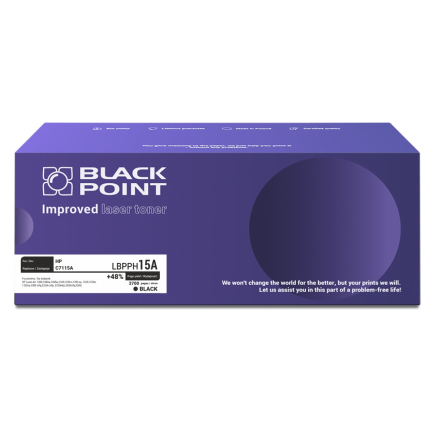 BlackPoint toner zamiennik C7115A black