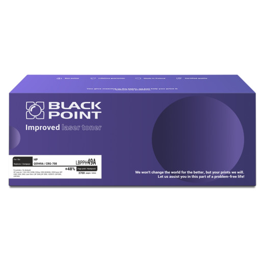 BlackPoint toner zamiennik Q5949A / CRG-708 black