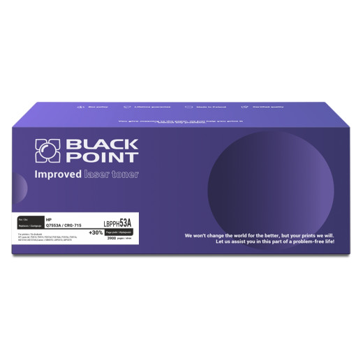 BlackPoint toner zamiennik Q7553A / CRG-715 black