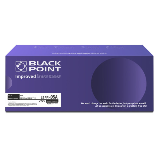 BlackPoint toner zamiennik CE505A / CRG-719 black