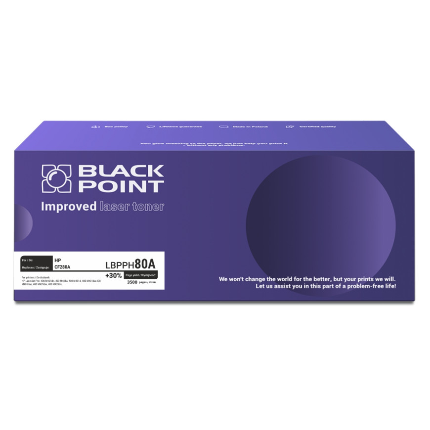 BlackPoint toner zamiennik CF280A black