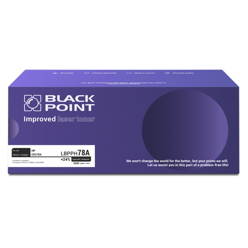 BlackPoint toner zamiennik CE278A black