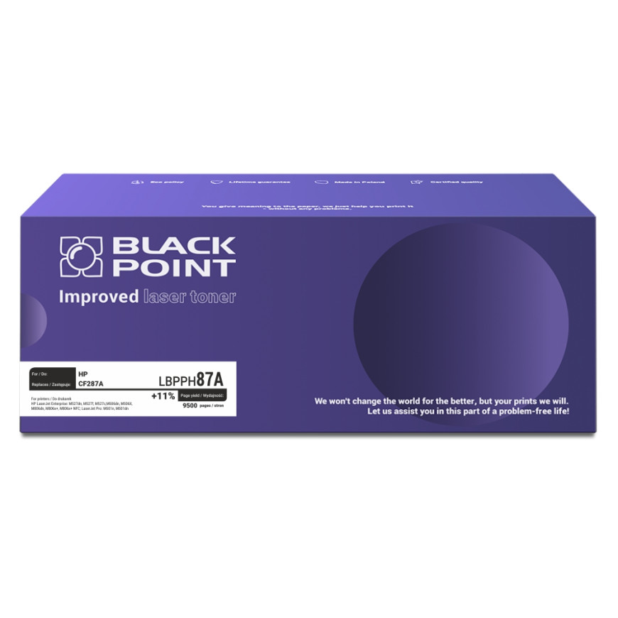 BlackPoint toner zamiennik CF287A 9,5k