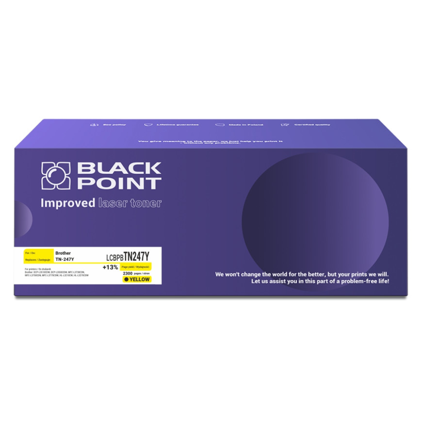 BlackPoint toner zamiennik TN-247Y yellow