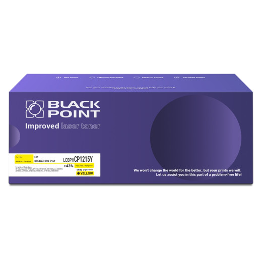 BlackPoint toner zamiennik CB542A / CRG-716Y yellow
