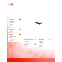 Hewlett Packard Enterprise Dysk twardy HPE 1.6TB SAS MU SFF RW DS SSD R5Y62A