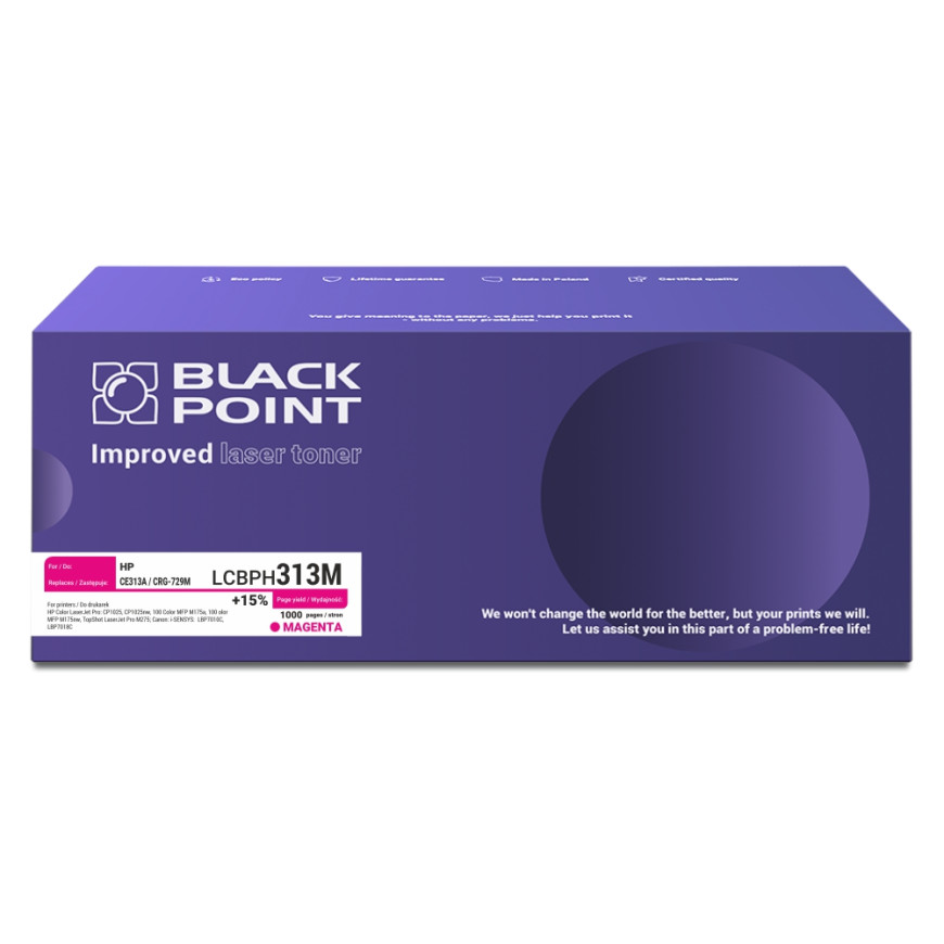 BlackPoint toner zamiennik CE313A / CRG-729M magenta