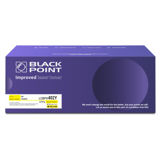 BlackPoint toner zamiennik CE402A yellow