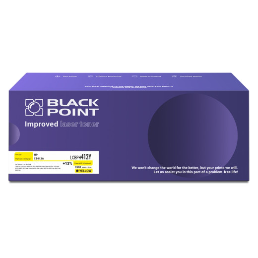BlackPoint toner zamiennik CE412A yellow
