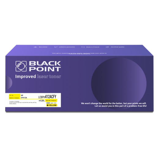 BlackPoint toner zamiennik CF412A yellow