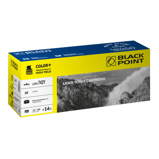 BlackPoint toner zamiennik CE742A yellow