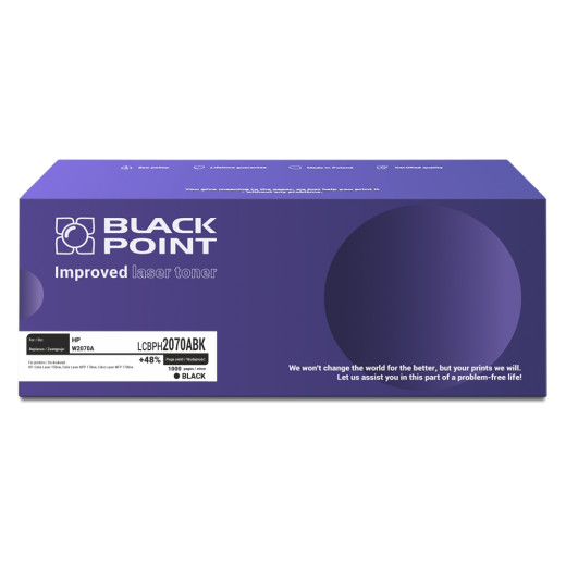 BlackPoint toner zamiennik W2070A black 1K