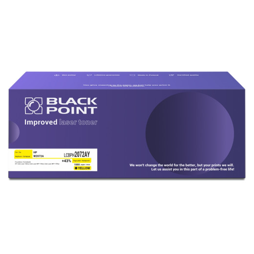 BlackPoint toner zamiennik W2072A yellow 1k