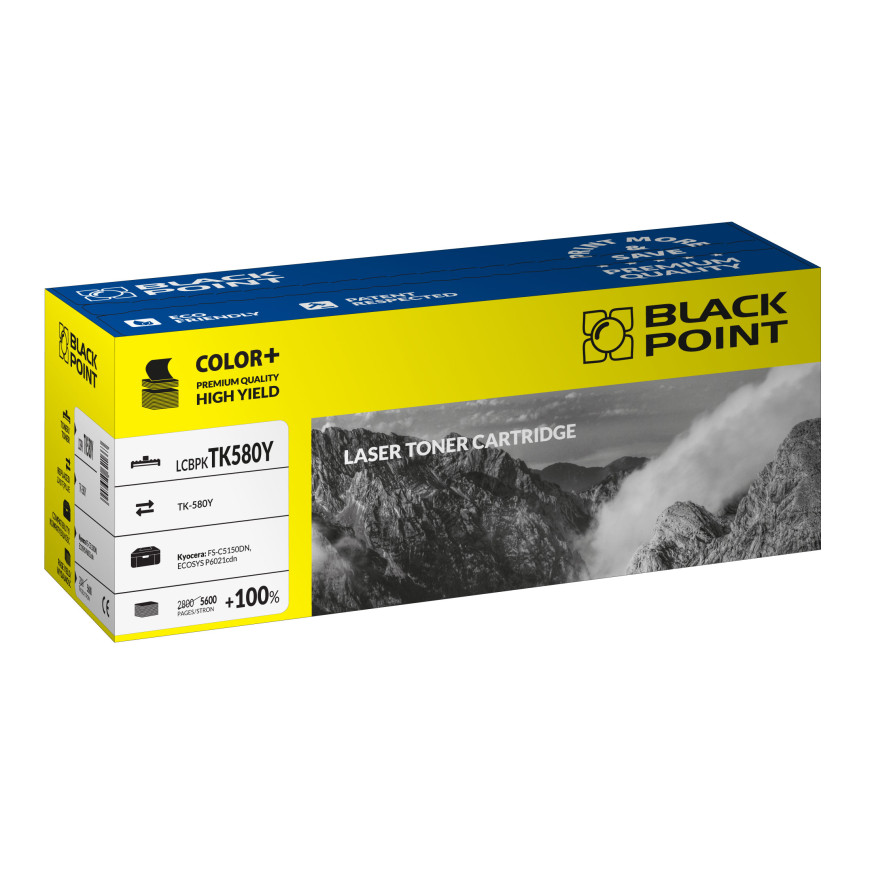 BlackPoint toner zamiennik TK-580Y yellow
