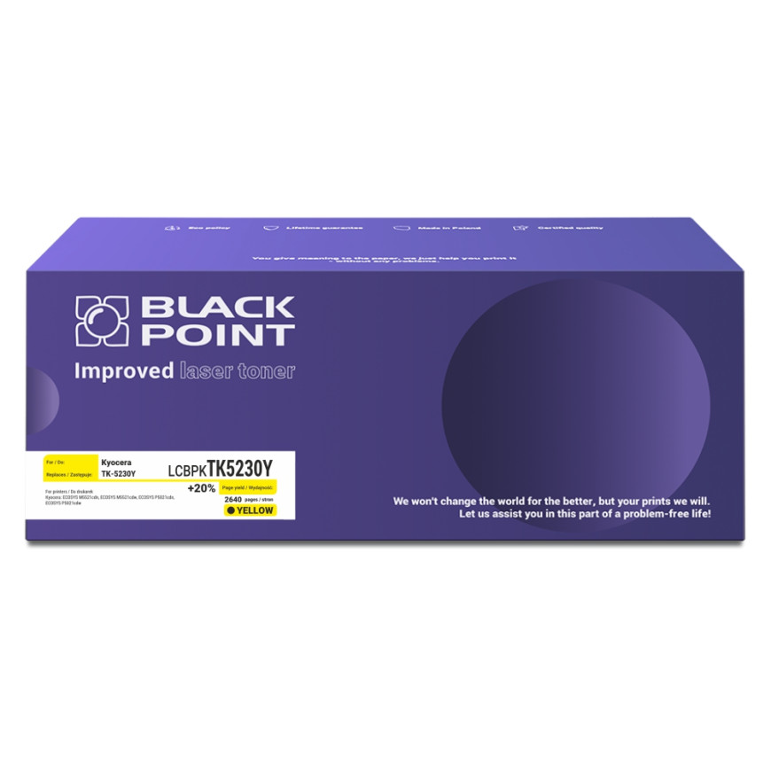 BlackPoint toner zamiennik TK-5230Y yellow