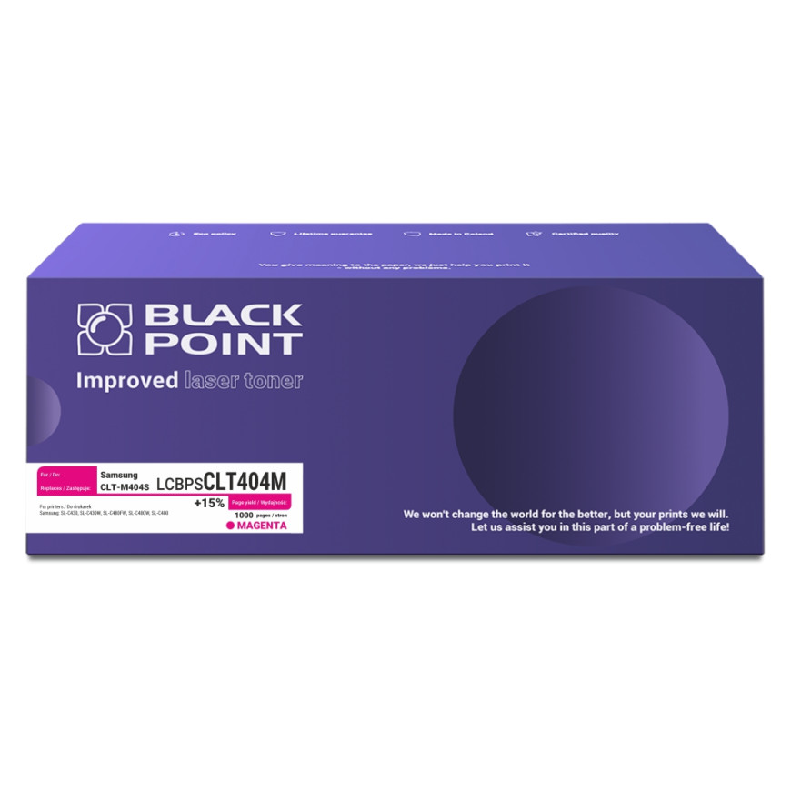 BlackPoint toner zamiennik CLT-M404S magenta