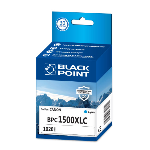 BlackPoint tusz zamiennik PGI-1500XLC cyan