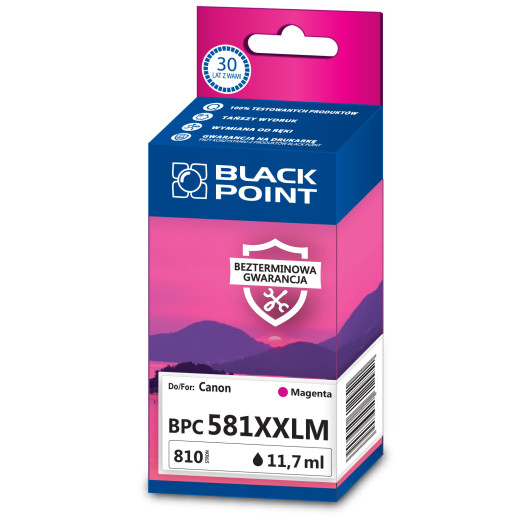 BlackPoint tusz zamiennik CLI-581MXXL magenta