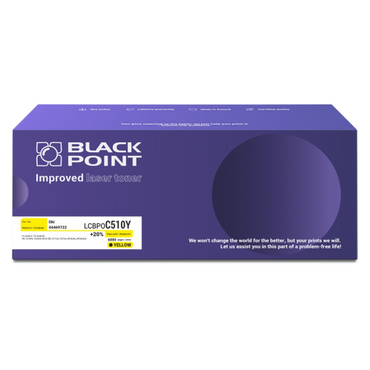 BlackPoint toner zamiennik 44469722 yellow