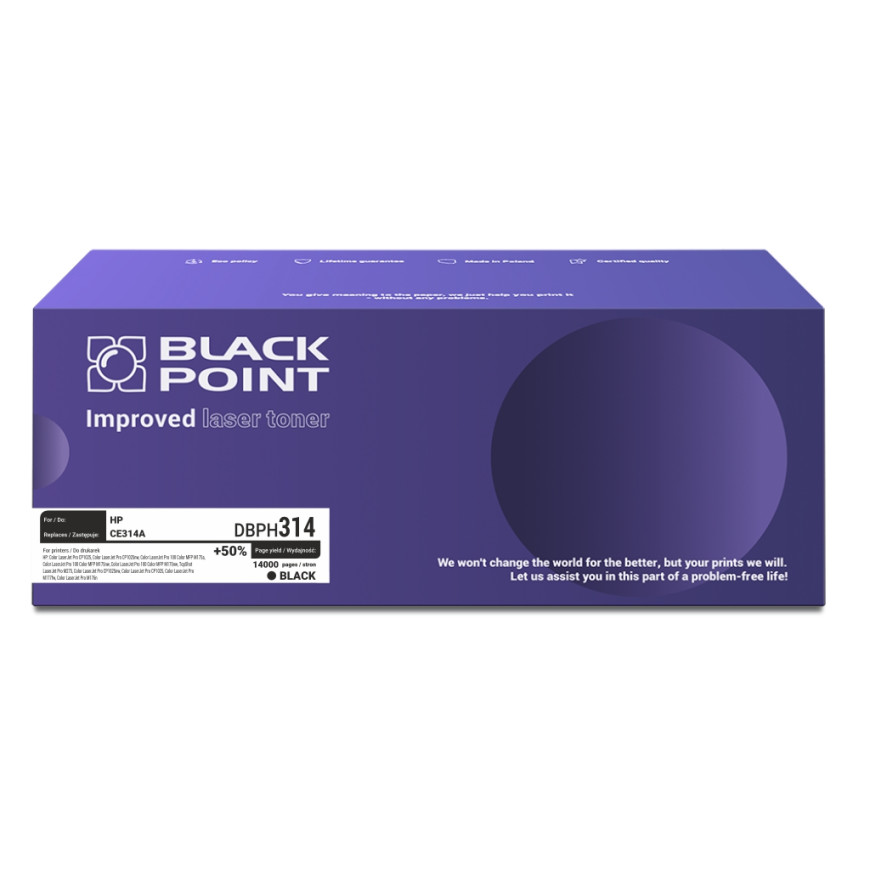 BlackPoint bęben zamiennik CE314A black