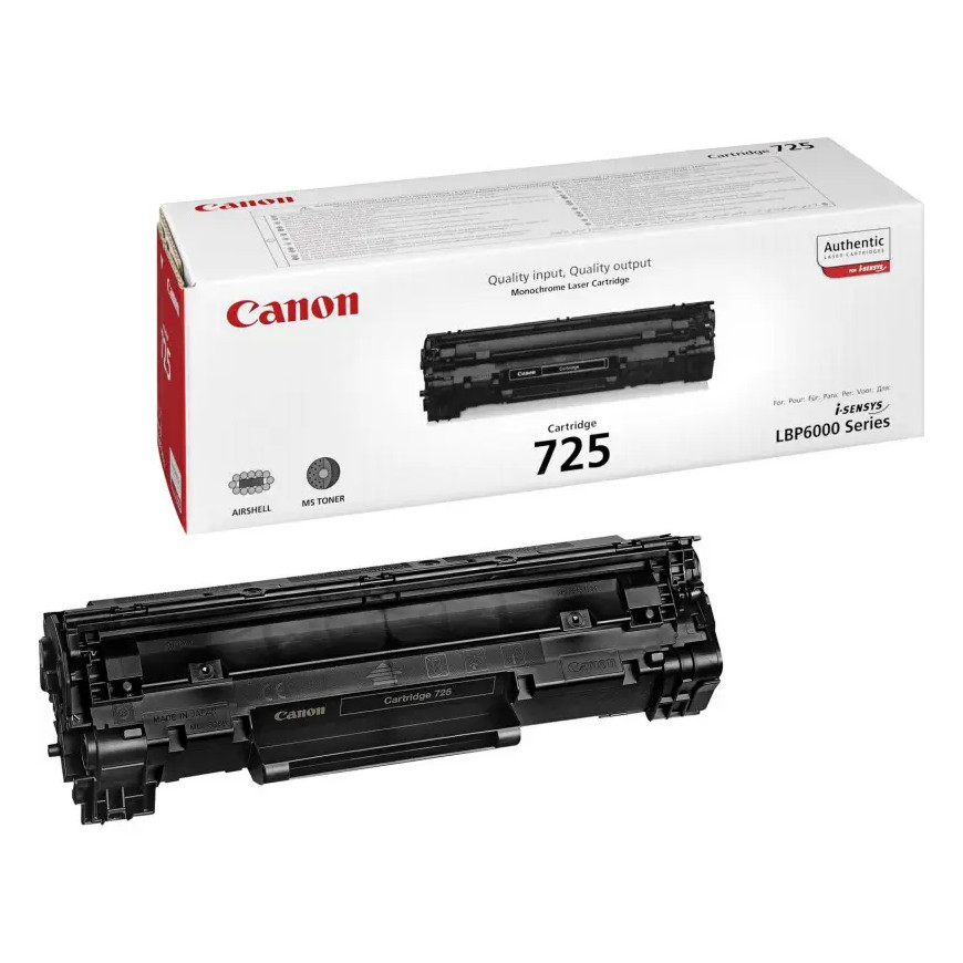 Canon toner CRG-725BK 1,6k - uszk. opak.
