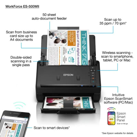 Epson WorkForce ES-500W II (B11B263401)