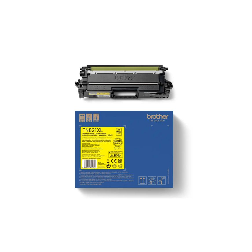 Brother toner TN-821XLY yellow 9k