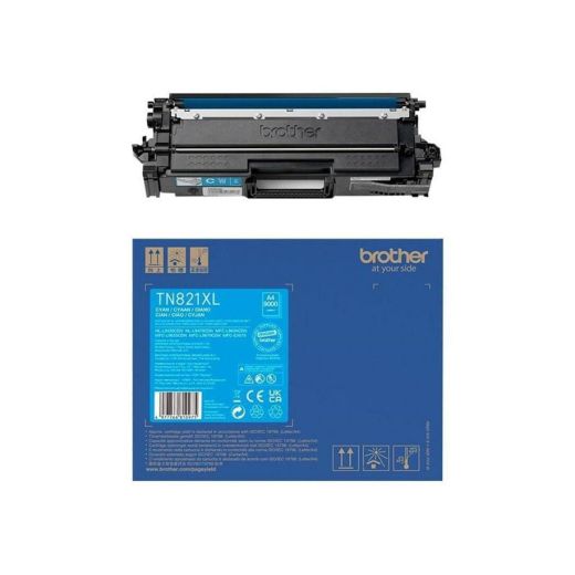Brother toner TN-821XLC cyan 9k