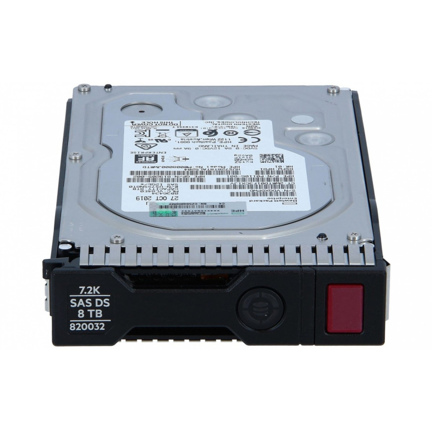 Hewlett Packard Enterprise Dysk twardy HPE 8TB SAS 7.2K LFF SC 512e DS HDD 819201-K21