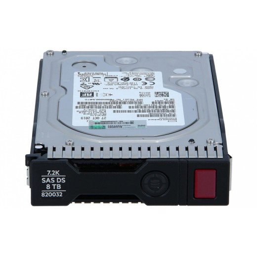Hewlett Packard Enterprise Dysk twardy HPE 8TB SAS 7.2K LFF SC 512e DS HDD 819201-K21