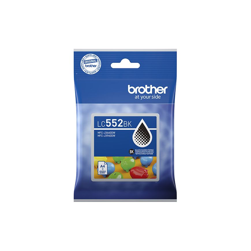 Brother tusz LC-552BK black 550 str.