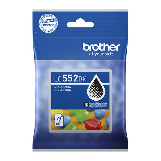 Brother tusz LC-552BK black 550 str.