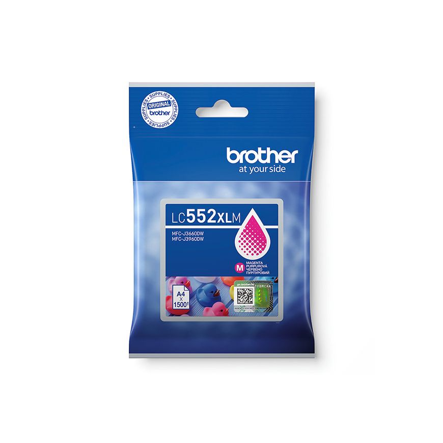 Brother tusz LC-552XLM magenta 1500 str.