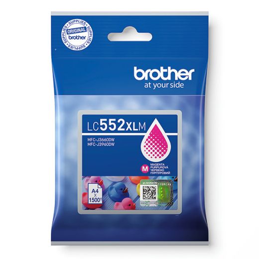Brother tusz LC-552XLM magenta 1500 str.