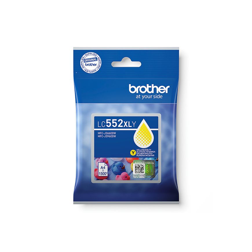 Brother tusz LC-552XLY yellow 1500 str.