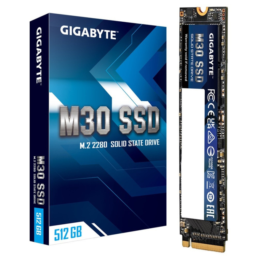 Gigabyte Dysk SSD NVMe M30 512GB M.2 2280 3500/2600MB/s