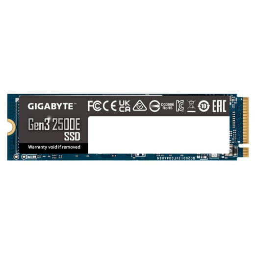 Gigabyte Dysk SSD 2500E NVMe Gen3 500GB M.2 2280 2300/1500MB/s