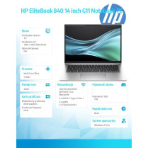 HP Inc. Notebook EliteBook 840 G11 U7-155U 512GB/16GB/W11P/14.0 9G0V7ET